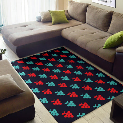 Grape Pattern Print Design GP07 Area Rugs