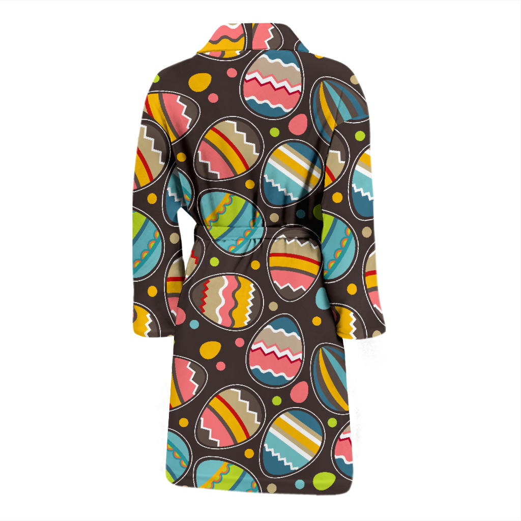 Easter Eggs Pattern Print Design RB03 Men Bathrobe