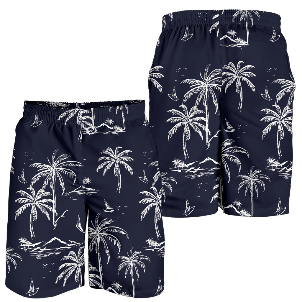 Pacific island Pattern Print Design A02 Mens Shorts