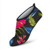 Bird Of Paradise Pattern Print Design BOP014 Aqua Water Shoes