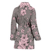 Cherry Blossom Pattern Print Design CB05 Women Bathrobe