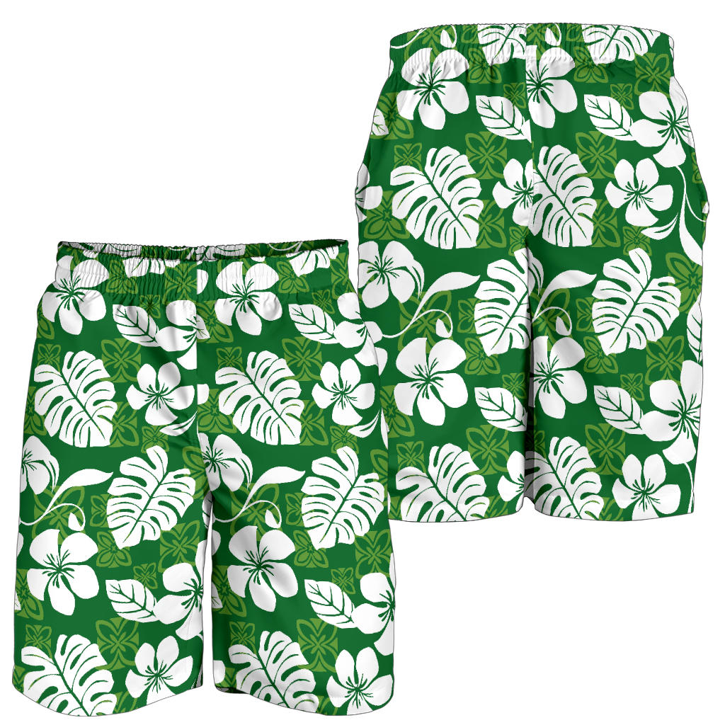 Hawaiian Themed Pattern Print Design H016 Mens Shorts