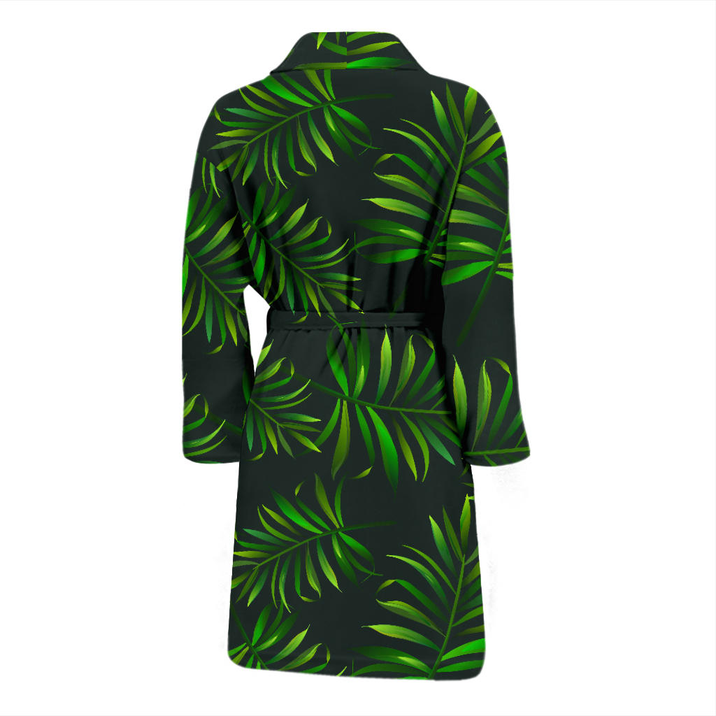 Rainforest Pattern Print Design RF03 Men Bathrobe
