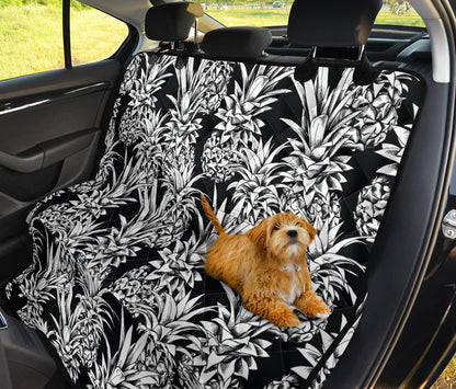 Pineapple Pattern Print Design PP08 Rear Dog  Seat Cover