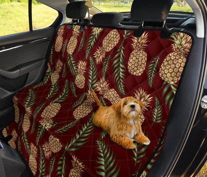 Pineapple Pattern Print Design PP013 Rear Dog  Seat Cover
