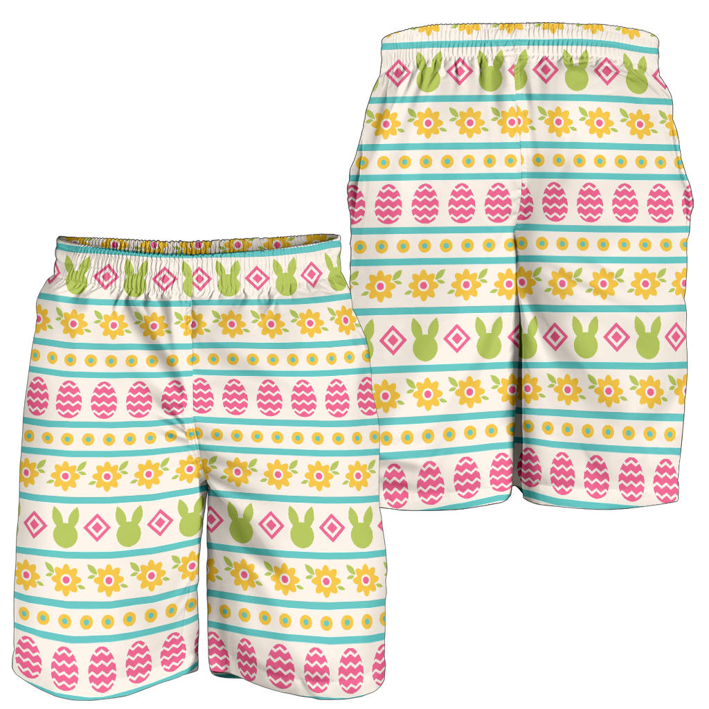 Easter Eggs Pattern Print Design RB016 Mens Shorts