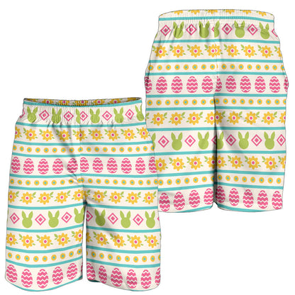 Easter Eggs Pattern Print Design RB016 Mens Shorts