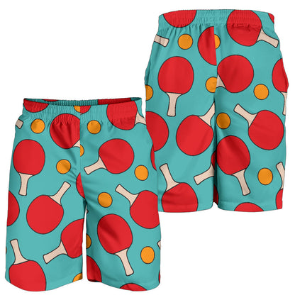 Ping Pong Pattern Print Design A01 Mens Shorts