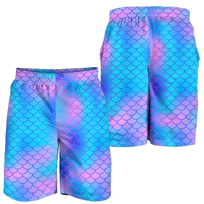 Mermaid Scales Pattern Print Design 04 Mens Shorts