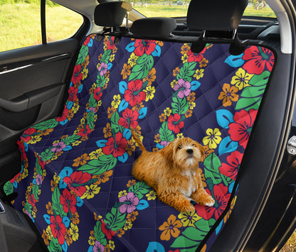 Hawaiian Themed Pattern Print Design H03 Rear Dog  Seat Cover