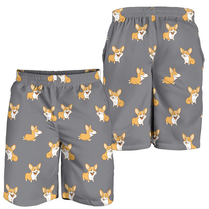 Pembroke Welsh Corgis Pattern Print Design A02 Mens Shorts