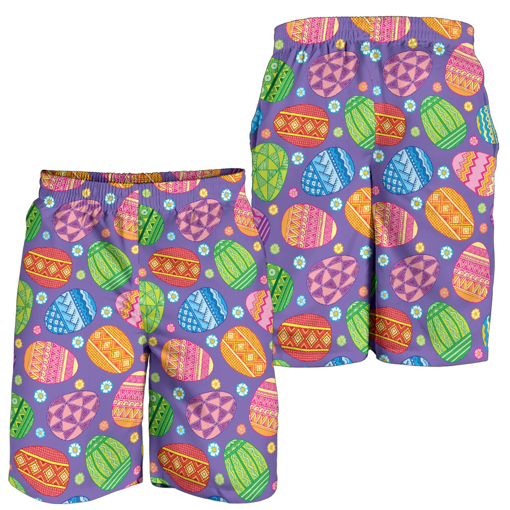 Easter Eggs Pattern Print Design RB010 Mens Shorts