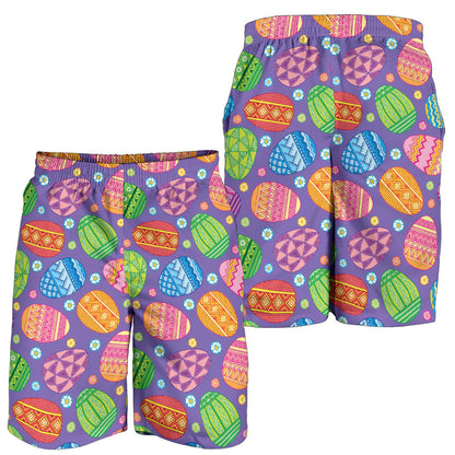 Easter Eggs Pattern Print Design RB010 Mens Shorts