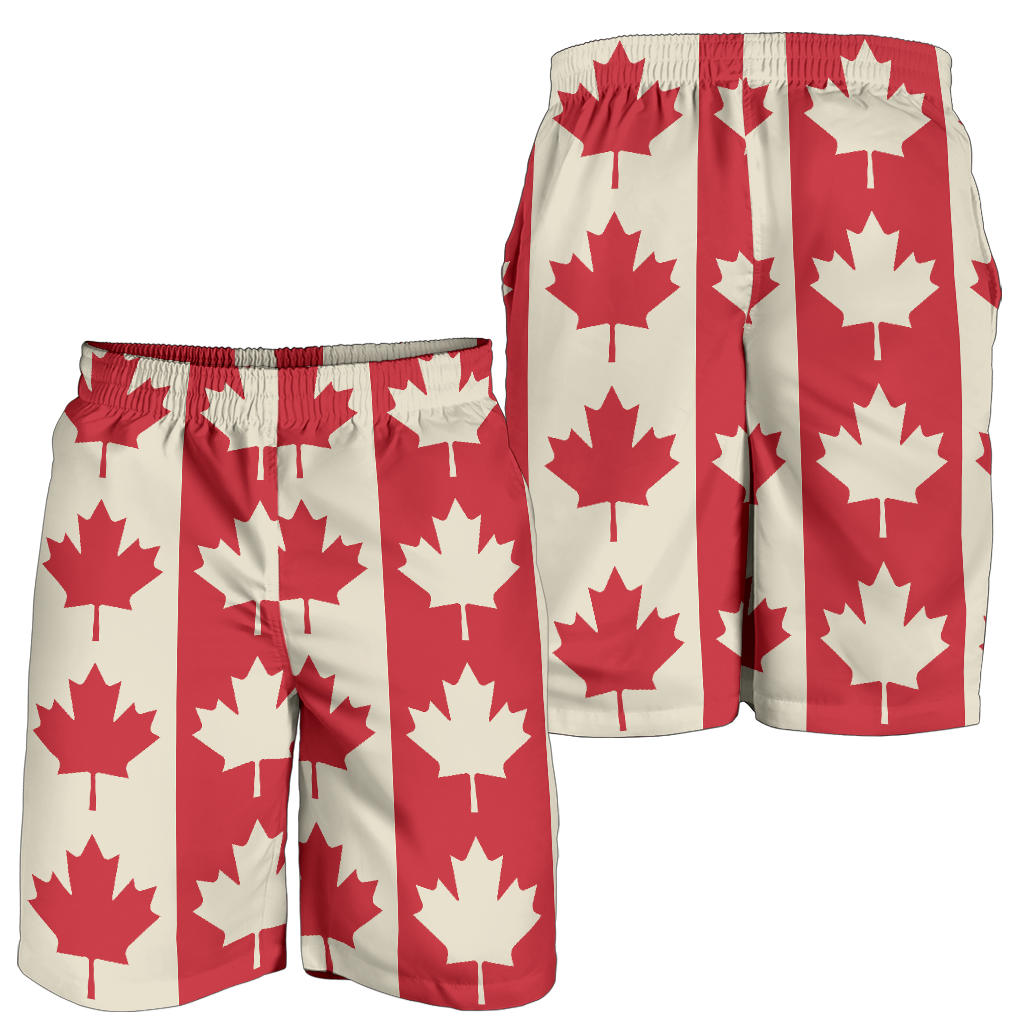 Maple Leaf Pattern Print Design 02 Mens Shorts