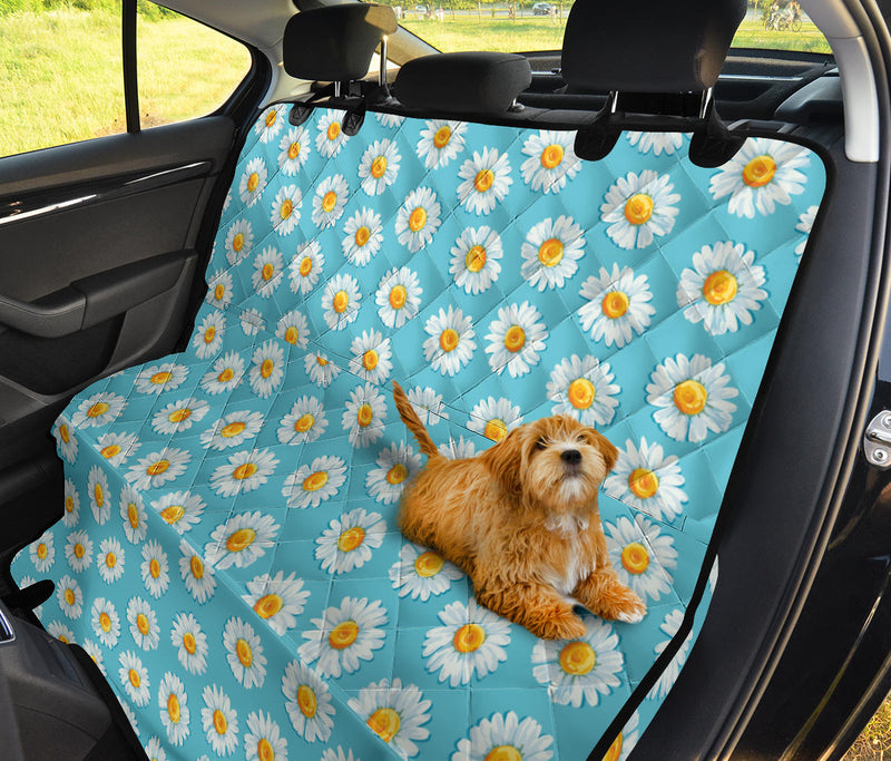 Daisy Pattern Print Design DS03 Rear Dog  Seat Cover