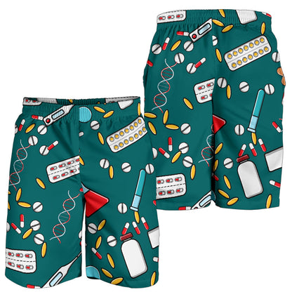 Nurse Pattern Print Design A05 Mens Shorts