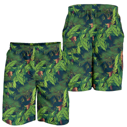 Rainforest Pattern Print Design A01 Mens Shorts