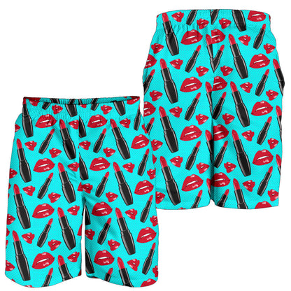 Lipstick Pattern Print Design LT02 Mens Shorts