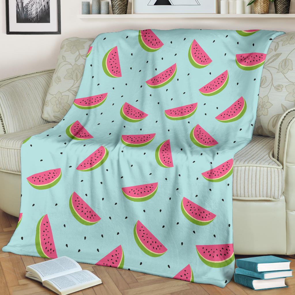 Watermelon Pattern Print Design WM06 Fleece Blanket