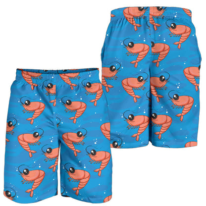 Prawn Cute Pattern Print Design 03 Mens Shorts