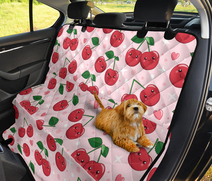 Cherry Pattern Print Design CH02 Rear Dog  Seat Cover