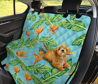 Bird Of Paradise Pattern Print Design BOP04 Rear Dog  Seat Cover