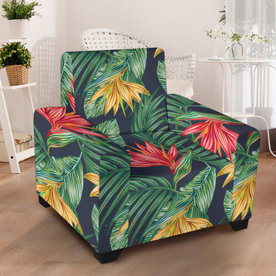 Bird Of Paradise Pattern Print Design BOP09 Armchair Slipcover