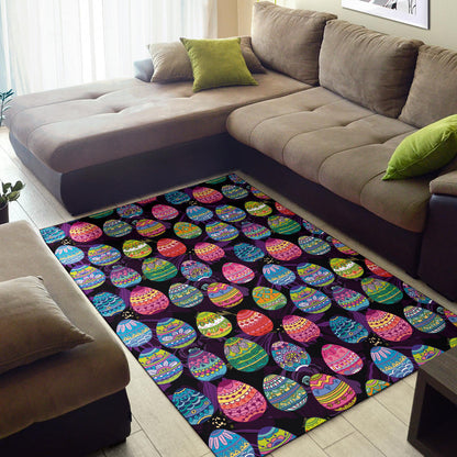 Easter Eggs Pattern Print Design RB08 Area Rugs