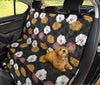 Daisy Pattern Print Design DS04 Rear Dog  Seat Cover