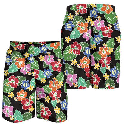 Hawaiian Themed Pattern Print Design H010 Mens Shorts