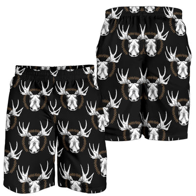 Moose Pattern Print Design 02 Mens Shorts