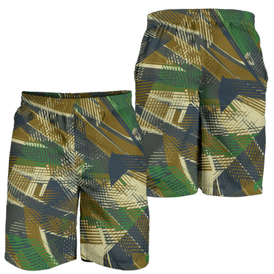 Military Camouflage Pattern Print Design 01 Mens Shorts