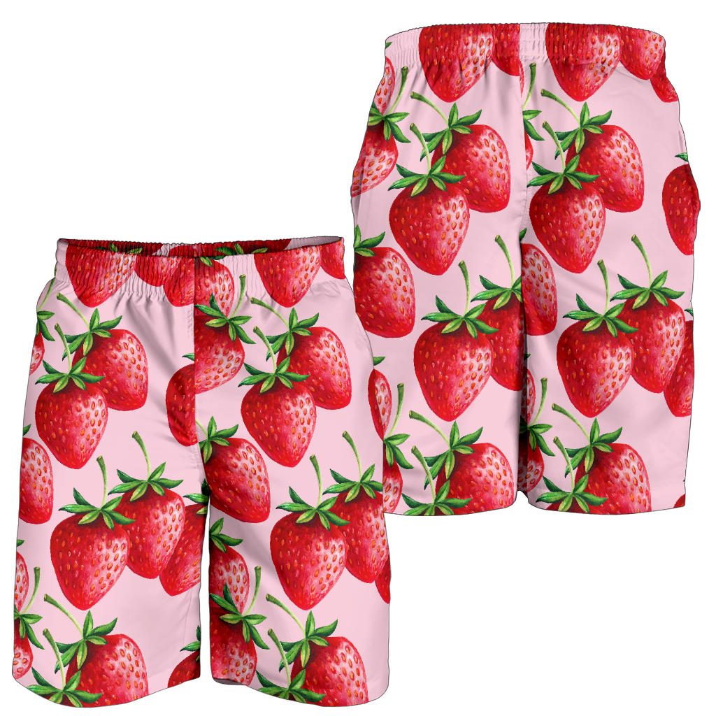 Strawberry Pattern Print Design SB03 Mens Shorts