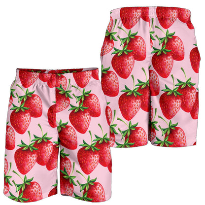 Strawberry Pattern Print Design SB03 Mens Shorts