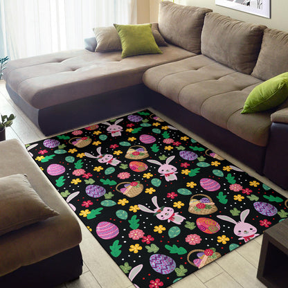 Easter Eggs Pattern Print Design RB05 Area Rugs