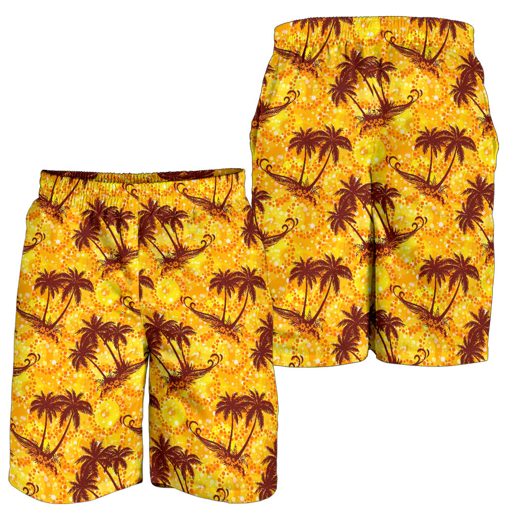 Palm Tree Pattern Print Design PT012 Mens Shorts