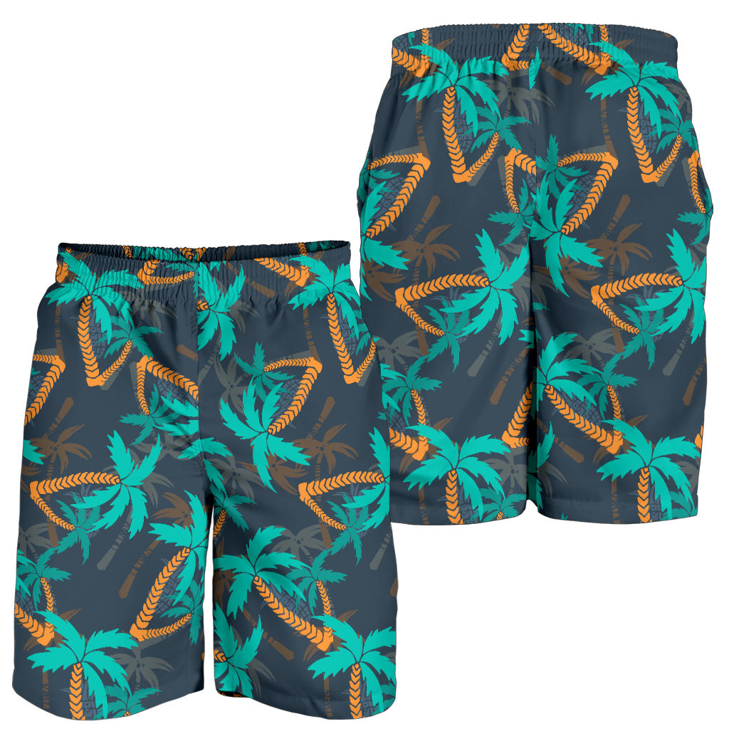 Palm Tree Pattern Print Design PT01 Mens Shorts