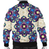 lotus Boho Pattern Print Design LO08 Men Bomber Jacket