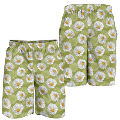 Daisy Pattern Print Design DS06 Mens Shorts