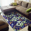 Anemone Pattern Print Design AM06 Area Rugs