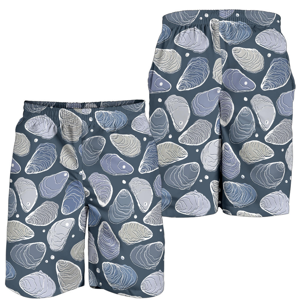 Oyster Pattern Print Design 02 Mens Shorts
