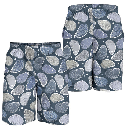 Oyster Pattern Print Design 02 Mens Shorts