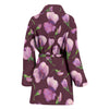 Peony Pattern Print Design PE010 Women Bathrobe