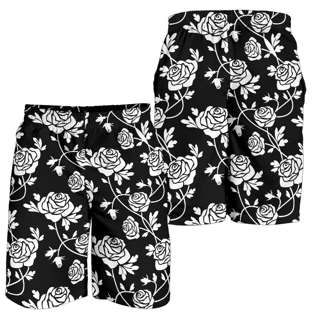 Rose Pattern Print Design RO013 Mens Shorts