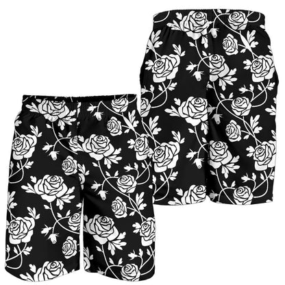 Rose Pattern Print Design RO013 Mens Shorts