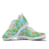 Bird Of Paradise Pattern Print Design BOP04 Sneakers White Bottom Shoes