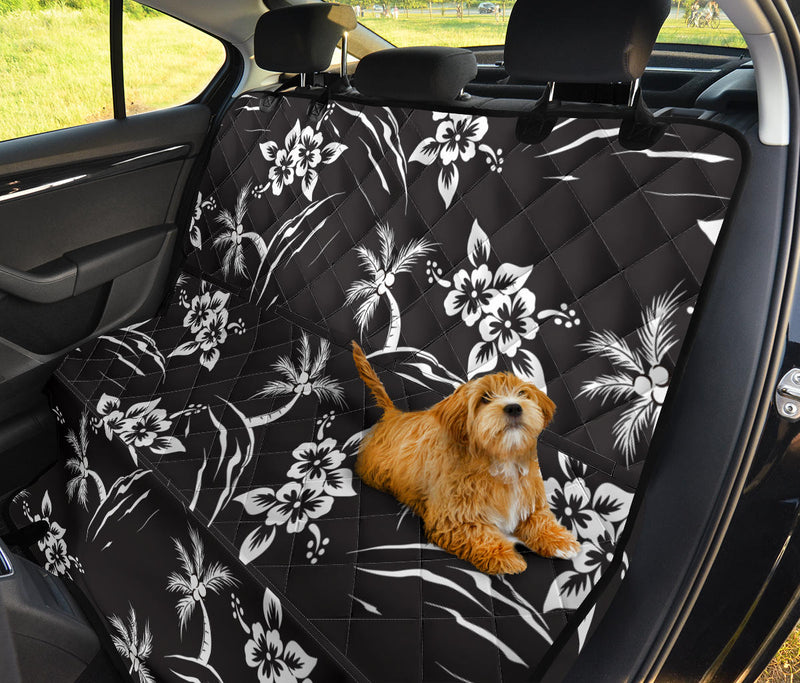 Palm Tree Pattern Print Design PT02 Rear Dog  Seat Cover