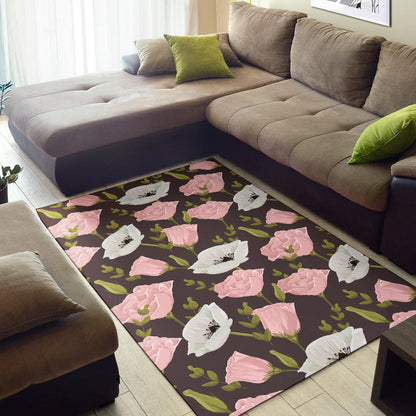 Anemone Pattern Print Design AM011 Area Rugs