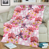 Bird Of Paradise Pattern Print Design BOP011 Fleece Blanket