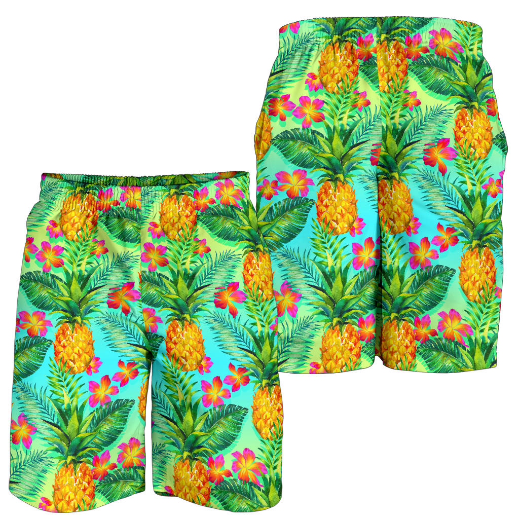 Pineapple Pattern Print Design PP010 Mens Shorts